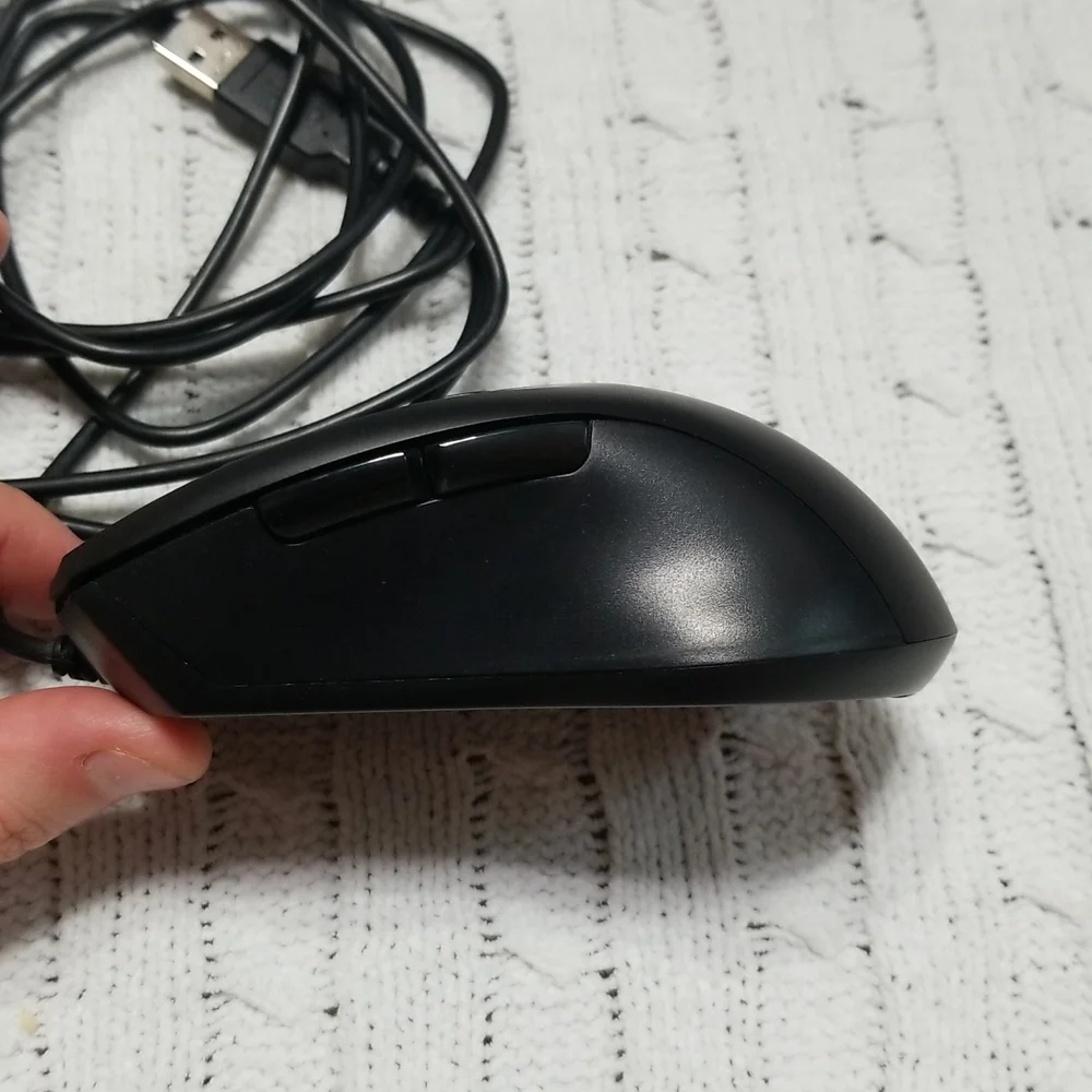 🌴Tecknet Black Wired Mouse